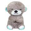 Музикална бебешка играчка Raya Toys Дишаща видра със светлина