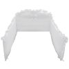Обиколник за бебешко легло Italbaby MAGNIFIQUE LUX 185 x 40 см, Бял