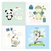 Детско килимче пъзел Raya Toys Животни, 4 части по 60 x 60 см