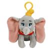 Плюшена играчка Cerda Disney Dumbo слонче със закачалка, 13 см