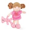 Плюшена играчка Doudou Mlle Rose кукла 21 см, JJ6006