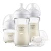 Комплект за новородено Avent Natural Response Бебешки шишета и залъгалка, 0-6+ месеца, стъкло
