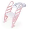 Седалка за тоалетна със стълба DOLU Розов 7250