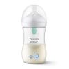 Бебешко шише за хранене Avent Natural Response с клапа AirFree, 260 мл., 1м+, слончета SCY673/81