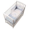 Спален комплект Italbaby BABY RE Maxi 5 ч. 100х130 см. Blue с обиколник