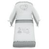 Спален комплект Italbaby DOLCI COCCOLE Maxi 5ч., с обиколник, с бродерия, Grey