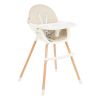 Стол за хранене Kikka Boo Nutri Wood Beige 2в1