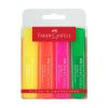 Текст маркер Faber-Castell 1546 неон 4 цвята
