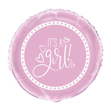 Фолиев балон Unique “It`s a Girl!“ 45 см.