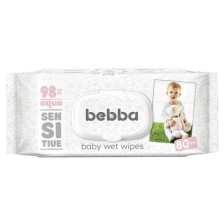 Мокри кърпички с капак Silkline Bebba - Sensitive, 80 броя