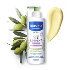 Почистващо бебешко мляко при смяна на пелени Mustela