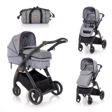 Бебешка количка Lorelli ADRIA Grey