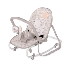 Шезлонг с гриф Lorelli Rock Star Light Grey Elephant