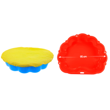 Пясъчник Mochtoys с покривало червен 11575