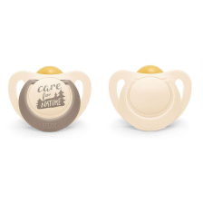 Ортодонтична залъгалка каучукова NUK for NATURE каучук 18-36м, 2бр.