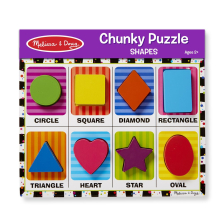  Дървен пъзел с фигури Melissa and Doug 13730