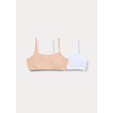 3988656 PK 2 TOP 10/ BIANCO/ROSA