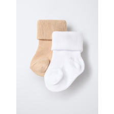 4653883 2PK SOCKS KN BEIGE T.U.