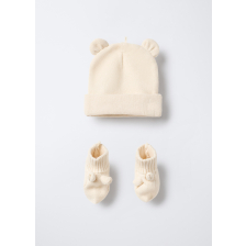 4653933 SET HAT+SHOE EGRET T.U.
