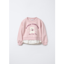 4666024 SWEATSHIRT R LIGHT PINK