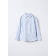 4655154 POPELINE SHI BLU/BIANCO