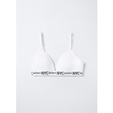 4657001 PADDED BRA OPTICAL WHIT