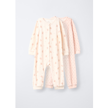 4661370 PK 2 ROMPERS PEACH WHIP