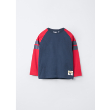 4665067 TSH STRIPES BLU/ROSSO