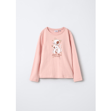 4668472 T-SHIRT L/S LIGHT PINK