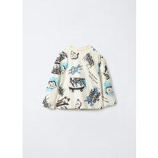 4669481 TSH AOP 3/4 OFF WHITE