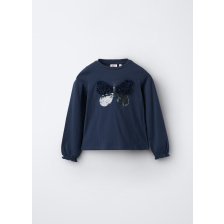 4668498 T-SHIRT L/S BLACK IRIS