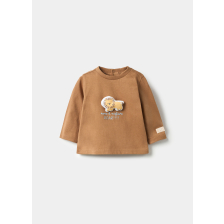 4653343 T-SHIRT BOY BROWN