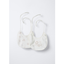 4653719 2PK BIBS INT OFF WHITE T.U.