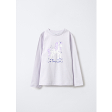 4655856 T-SHIRT L/S LAVENDER BLU