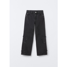 4653525 DENIM STRAIG BLACK