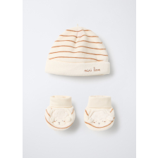 4653880 SET HAT+SHOE EGRET T.U.