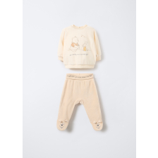 4705422 SET VELOUR W EGRET