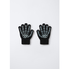 4719752 GLOVES BONES BLACK BEAUTY