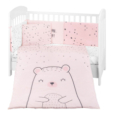 Бебешки спален комплект Kikka Boo Bear with me 6 части 70/140