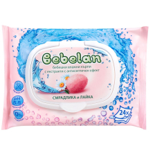 Бебешки мокри кърпи Bebelan Смрадлика и Лайка, 24 броя