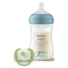 Комплект за новородено Philips Avent Natural Response, Шише 260 мл с биберон и залъгалка