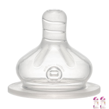 Биберони NIP за шишета Wide-Neck 2 бр., 0 месеца + 