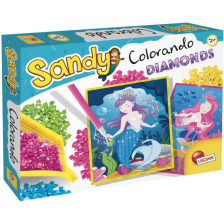 Творчески комплект Lisciani Sandy Colorando с детски диамантен гоблен 