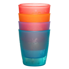 Комплект детски чаши за пиене NIP Beaker, 4 броя, 250 мл.