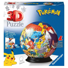 3D пъзел Ravensburger Pokemon топка, 72 ч.