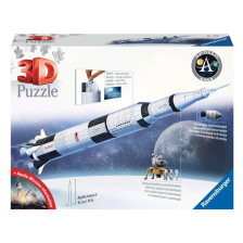 3D пъзел Ravensburger Ракета Apollo Saturn V, 440 ч.