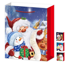 3D Подаръчна торбичка Raya Toys Дядо Коледа, 32 см