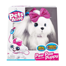 Интерактивно кученце за разходка Zuru Pets Alive
