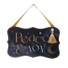 Дървена висяща декорация Widdop Bingham Peace and Joy