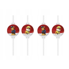 Хартиени сламки Procos PAW PATROL 4 бр 22 см